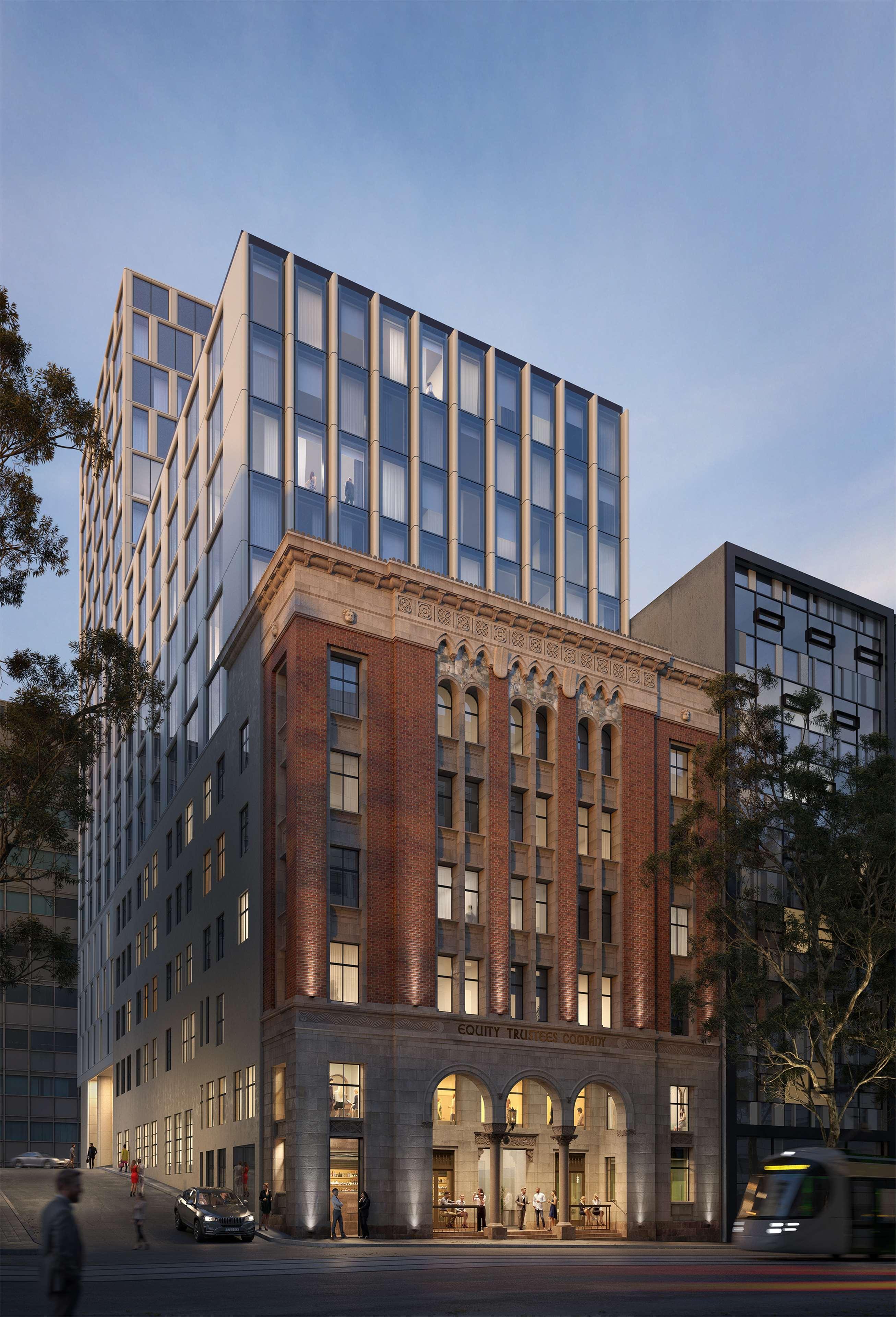 Hilton Melbourne Little Queen Street Exterior foto The proposed hotel